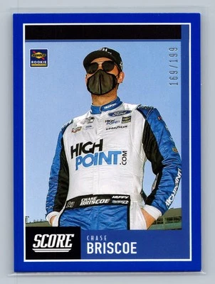 Panini Chronicles #4 Chase Briscoe 2021 puntuación azul #/199 Foto 1 de 2