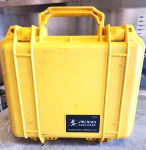 Pelican 1200 Estuche Amarillo Estuche Rígido Cámara Pistola Pequeña Electrónica Resistente - Imagen 1 de 2