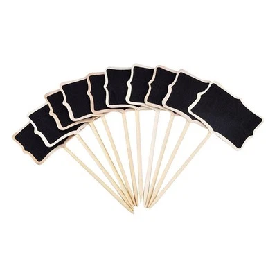 10 Pieces Mini Chalkboards Signs with Support Easels, Place - Image 1 of 4