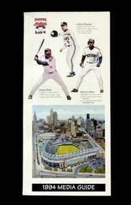 1994 Cleveland Indians MLB Baseball Media Guide Jacobs Field Inaugural Season EX - Picture 1 of 2
