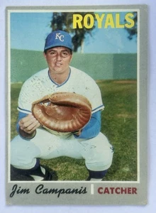1970 Topps High #671 Jim Campanis Kansas City Royals - Imagen 1 de 2