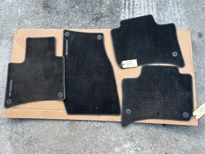 2011-17 PORSCHE CAYENNE 原始设备制造商脚垫、套装、地毯、黑色套装 #10 — 第 1/4 张图片