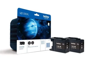 Brother LC-1280XLBK Inkjet Cartridge, Black, Twin Pack, Super High Yield, Includ - Bild 1 von 8