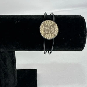 Gucci Manschettenarmband Monogram Canvas GG schwarz - Bild 1 von 5