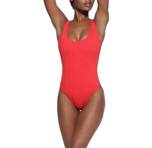 Skims Ruby Recycled Swim Scoop Neck One Piece - Size 3X Sw-sno-0044 - Bild 1 von 4