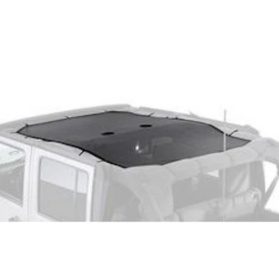 For Jeep Wrangler JK 2018 Cloak Extended Mesh Top | PVC Coat UV Resistant Black Foto 1 de 4