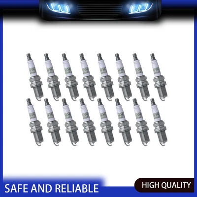 NGK Spark Plugs 16x For Mercedes-Benz C43 AMG CL500 CL55 AMG E430 - Image 1 of 4