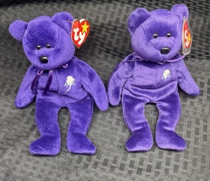1997 Ty Beanie Baby Princess Bear (ERRORS) - Picture 1 of 12