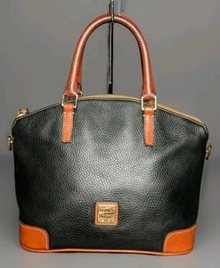 VERY PRETTY VINTAGE DOONEY & BOURKE DOME ZIP TOP SATCHEL - Picture 1 of 19