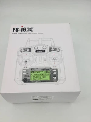 Flysky FS-i6X Digital Radio Transmitter Receiver 2.4GHz AFHDS 2A RC Drone - Image 1 of 4