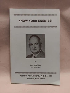 Kenne deine Feinde von Col. Jack Mohr Erstausgabe 1982 Schicksalsverlag - Bild 1 von 10