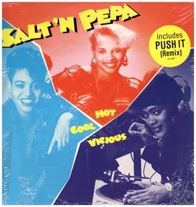 Salt-N-Pepa - Hot Cool Vicious (credit Push It) '87 LP US Reissue!NM/VG+ W/S - Picture 1 of 5