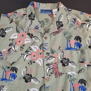 Jimmy’z Vintage Hawaii Print Cord Button Down Hemd Größe Herren Large - Bild 1 von 11