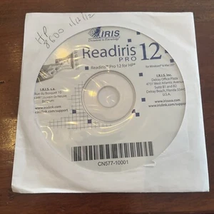 Vintage Software Readiris Pro 12 Scan To PDF Software CD For Win XP, 7, 8, Vista - Picture 1 of 1
