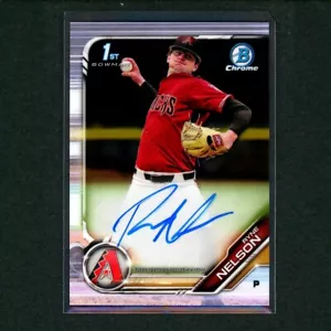 2019 Bowman Draft Chrome Ryne Nelson Auto - Picture 1 of 2