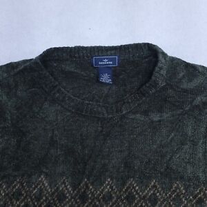 Dockers Casual Long Sleeve Pullover Sweater Mens Size Large L Green