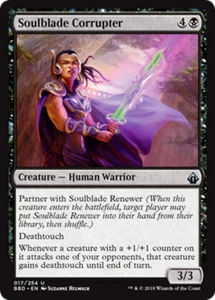 2 X MAGIC MTG Battlebond BBD #17 Soulblade Corrupter - UNCO - Imagen 1 de 1