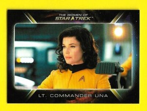 2021 Women of Star Trek Art and Images Base Expansion #101 Lt. Commander Una