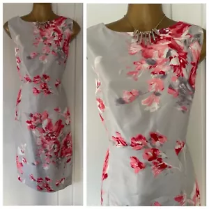 Jacques vert dress size 12 Silver Pink Evening Occasion Wedding Guest Party Bnwt - Picture 1 of 12