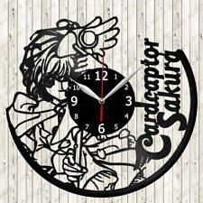 Cardcaptor Sakura Vinyl Record Wall Clock Decor Handmade 6157