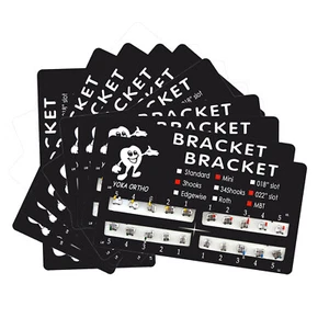 Paquete de 1 brackets de ortodoncia dental mini de metal/estándar MBT/Roth.022 345H - Imagen 1 de 21