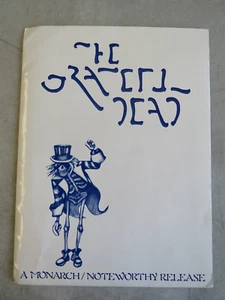 VINTAGE 1977 THE GRATEFUL DEAD A MONARCH / NOTEWORTHY RELEASE PRESS KIT - Picture 1 of 5