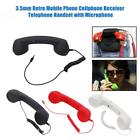 Vintage Retro Telephone Handset CellPhone Receiver Microphone For Cellphoh L7G2