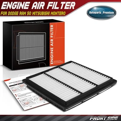 Filtro de aire del motor para Dodge Ram 50 Stealth Mitsubishi Montero 3000GT Mighty Max Foto 1 de 4