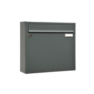 Buzón Mefa Sonate 131 gris basalto RAL 7012 - Imagen 1 de 2