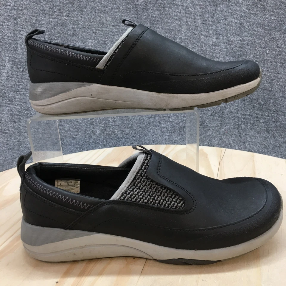 Merrell Shoes Womens 6 Applaud Moc Slip On Loafer Flats J02288 Black Leather - Image 1 of 4