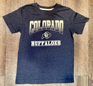 University of Colorado Buffaloes Boys Kids Youth Medium M 12-14 CU Buffs T-Shirt - Picture 1 of 5