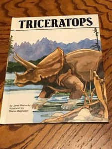Triceratops Dinosaurier Buch von Janet Riehecky ~ Die Welt des Kindes ~ Hardcover ~ 1988 ~ EXZ - Bild 1 von 11