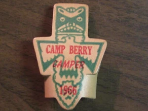 Camp Berry 1966 Leather Slide      c77 - Picture 1 of 1