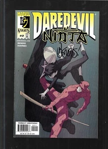 Daredevil Ninja 2 2001 Signed Brian Michael Bendis MID-OHIO CON - Picture 1 of 3