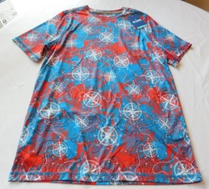Boys Reel Legends Performance Short Sleeve Shirt Reel-Tec Size XXL 18 Blue *^ - Picture 1 of 4