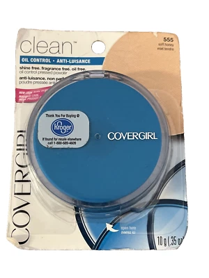 Covergirl Clean Oil-Control Pressed Powder, (555) Soft Honey - Image 1 of 4