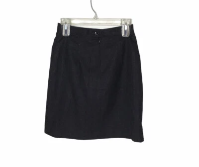 Falda Geoffrey Beene Talla 4 Deportiva 100% Lana Falda Damas Gris Carrera Foto 1 de 4