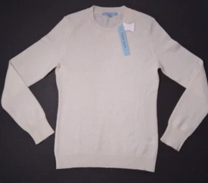 ANTONIO MELANI XS Pullover lila Kaschmirpullover Rundhals elfenbein neu 119,00 $ - Bild 1 von 8