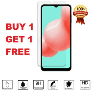 For Samsung Galaxy A32 5G Clear Premium Tempered Glass Screen Protector - Picture 1 of 12