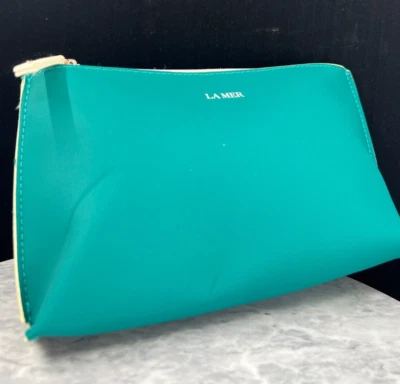 NOVA Bolsa de Maquiagem Feminina La Mer VERDE Maquiagem Viagem - NOVA - Imagem 1 de 4