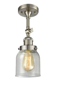 Innovations Lighting 201F Small Bell Small Bell 1 Light 5"W - Nickel - Picture 1 of 12