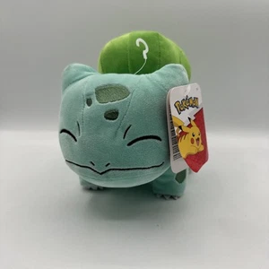 "Juguete Bulbasaur de peluche Pokemon (ojos cerrados) nuevo 8""" - Imagen 1 de 6