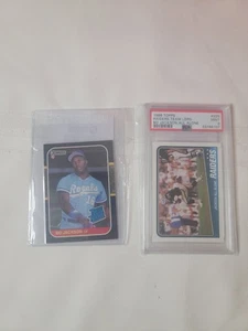 1988 Topps #325 Bo Jackson RC Raiders Team Leader PSA 9 Plus 1987 Donruss #35 - Bild 1 von 6