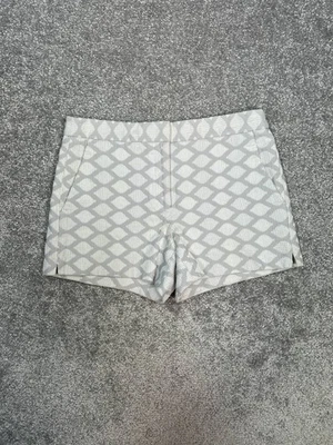 Pantalones Cortos Theory Mujer 0 Gris Estampado Geométrico Algodón tiro medio Bermudas Exterior Foto 1 de 4