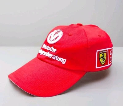 Michael Schumacher FERRARI Vintage Racing Baseball Cap Hat Formula 1 F1 - Image 1 of 4