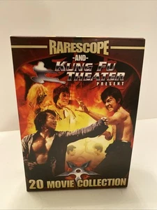 OOP Best Buy Exclusive RARESCOPE KUNG FU THEATER COLLECTION 20 Movie DVD Box Set - Picture 1 of 11