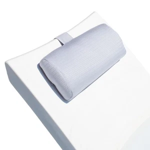 Headrest pillow for patio chaise lounge, in pool lounger on ledge with non-sl... - Picture 1 of 9