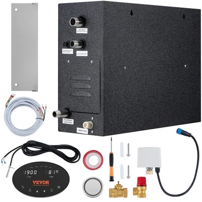 Steam Shower Generator 12KW Complete Home Spa Kit with Auto Drain & Fast Heat - Image 1 of 4