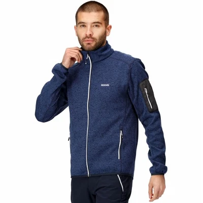 Regatta Mens Newhill Full Zip High Neck Fleece Jacket - Image 1 of 4