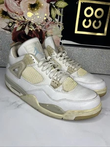 Vintage Air Jordan Retro 4 OG “Sand” White (313559-142) 2006 WMNS Size 13, 11M - Picture 1 of 12